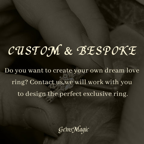 Custom bespoke jewelry design ring consultation at GemsMagic.